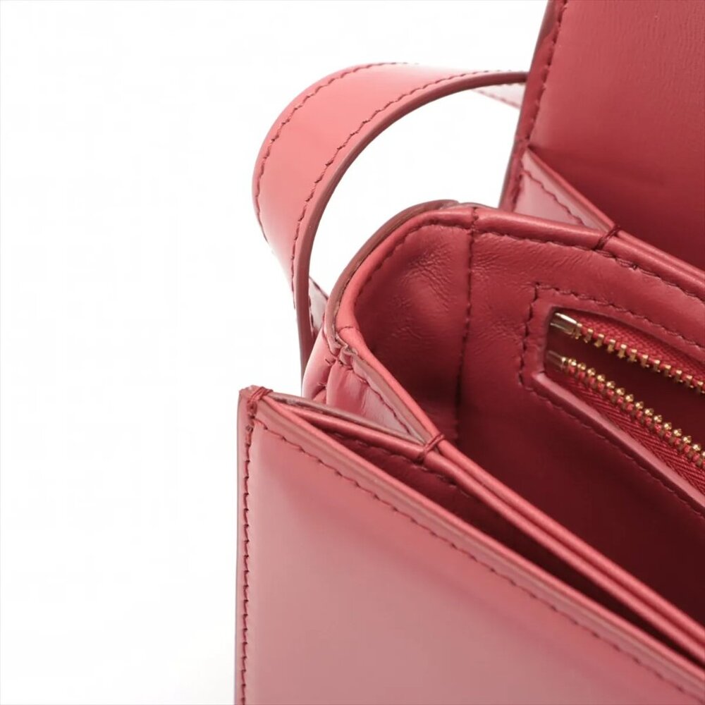 Celine Triomphe teen Leather Shoulder bag Pink - Picture 7 of 15